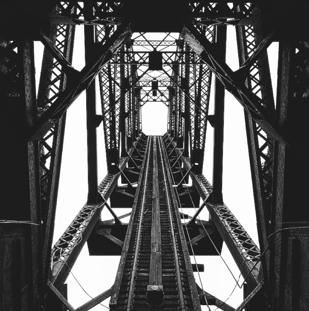 Industrial bridge in Cleveland
