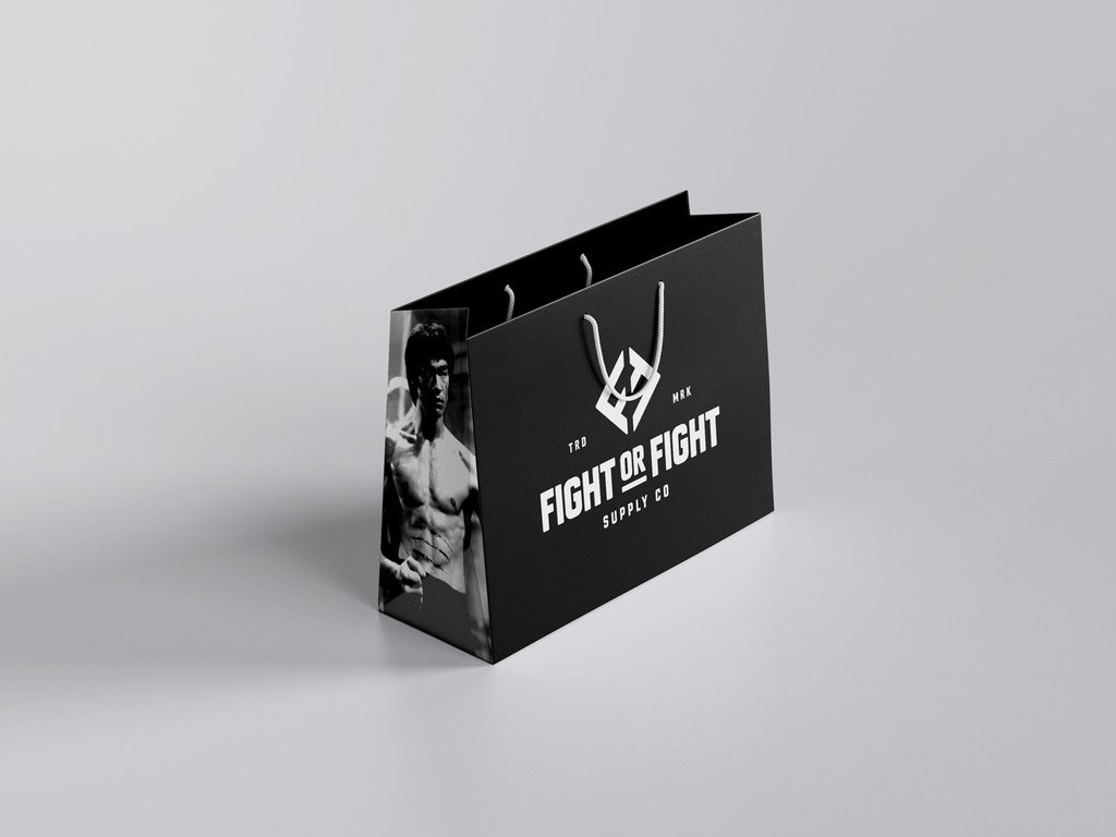 Fight or Fight shopping bag