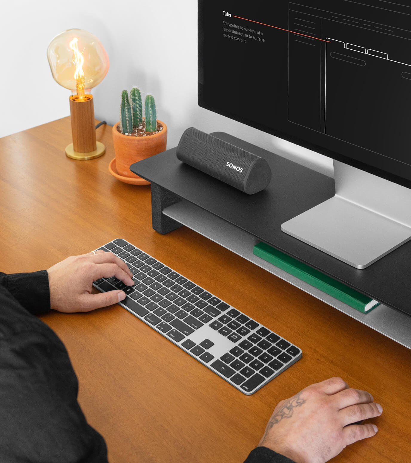 Eric at his desk