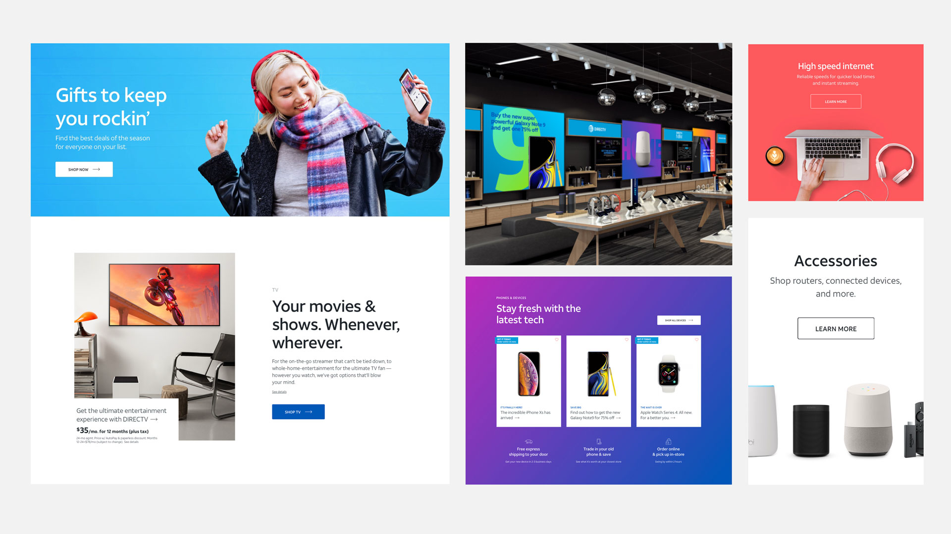 AT&T.com page explorations