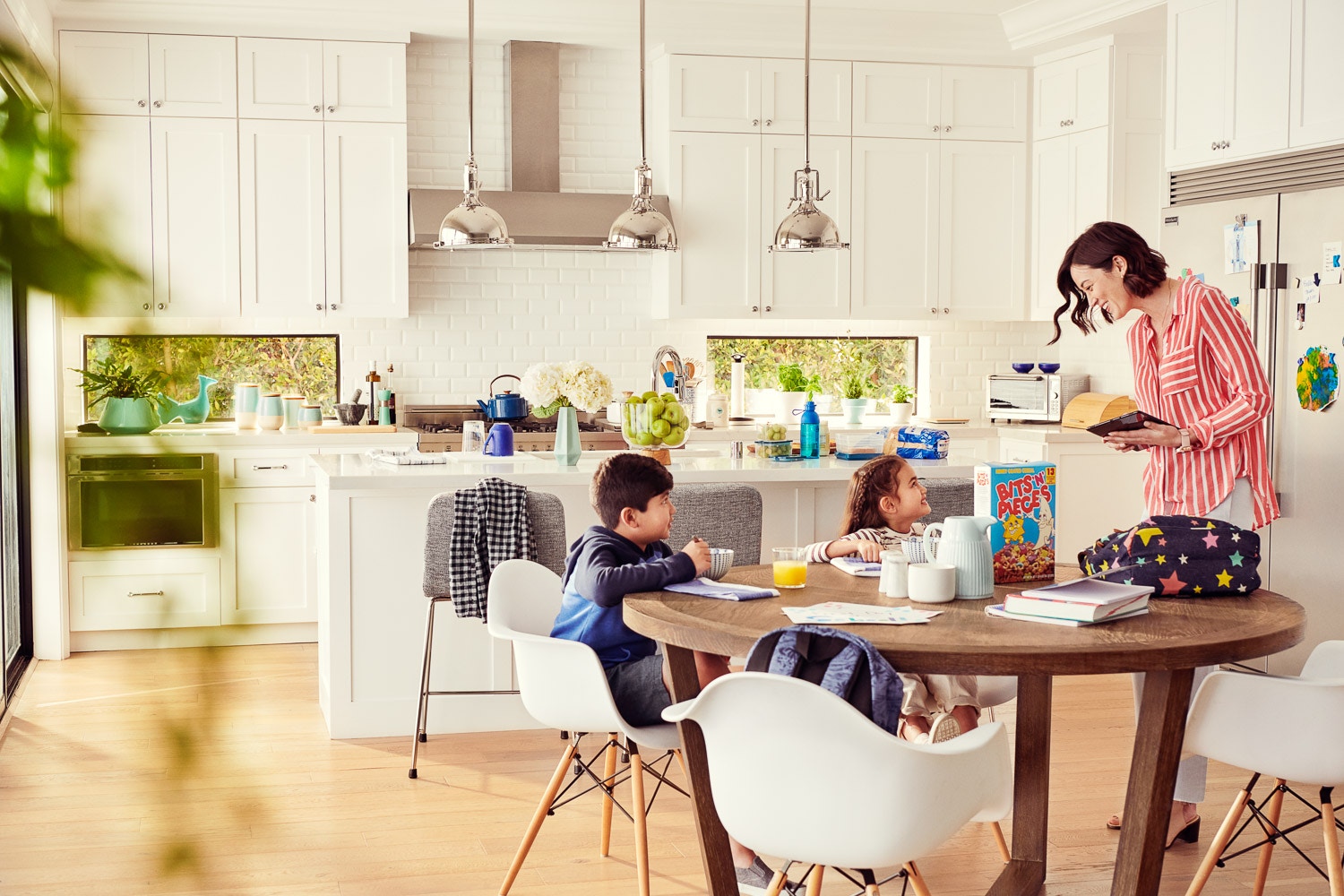 Lifestyle photograph, morning in the kitchen
