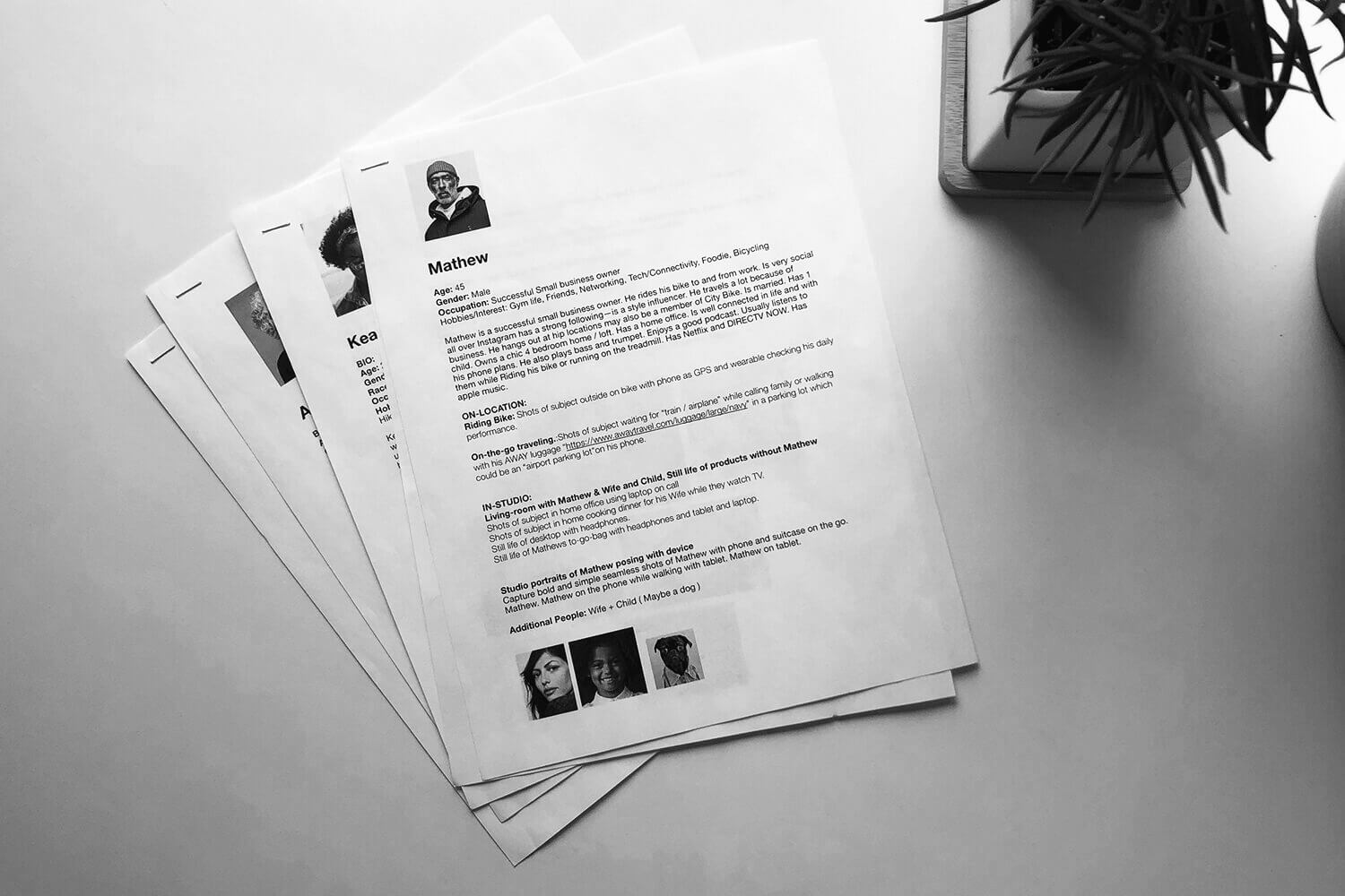 Shot list