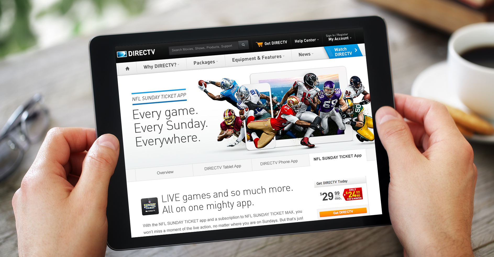DIRECTV.com redesigned pages 5