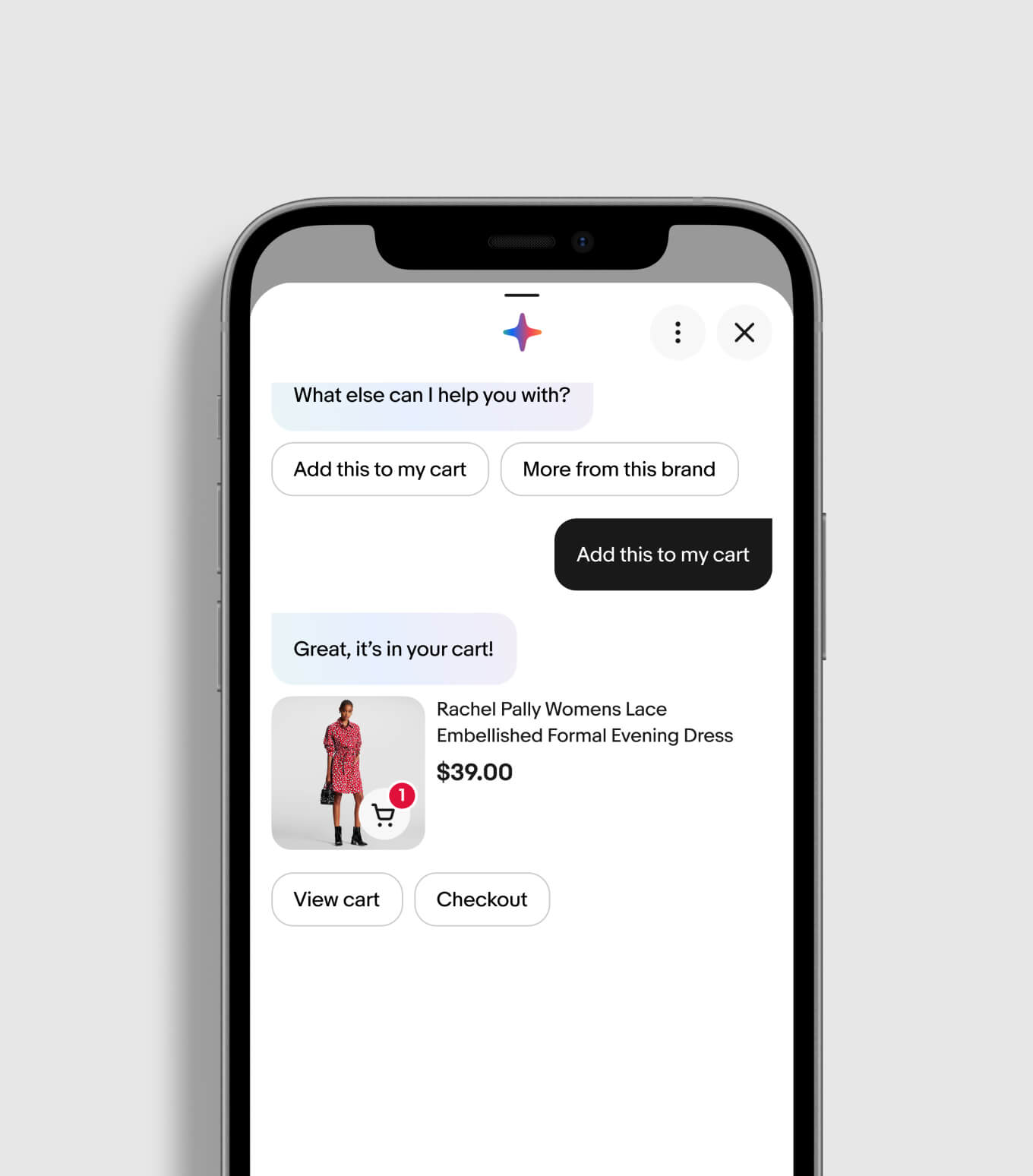 eBay.AI cart handoff
