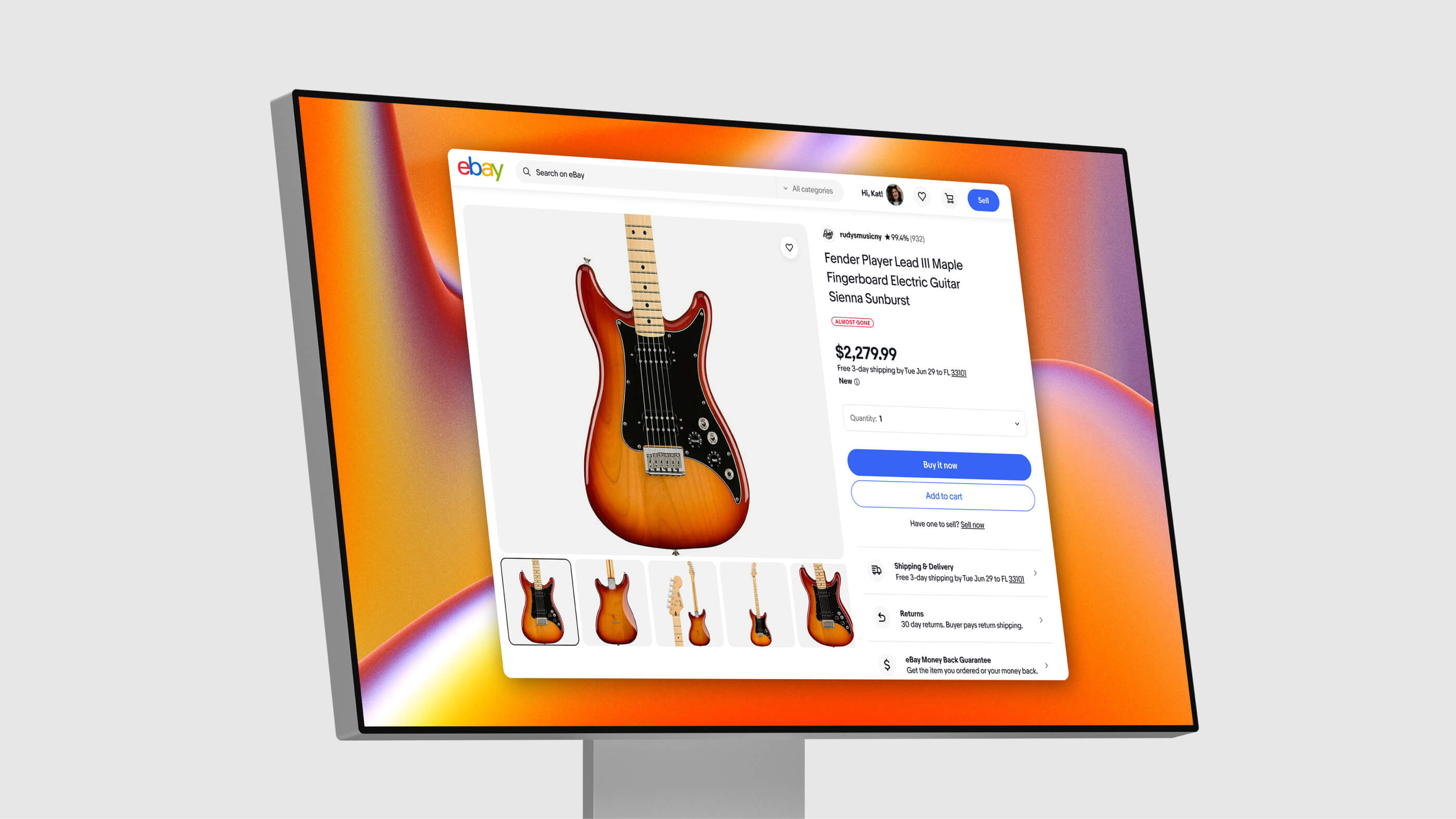 eBay View Item hero image