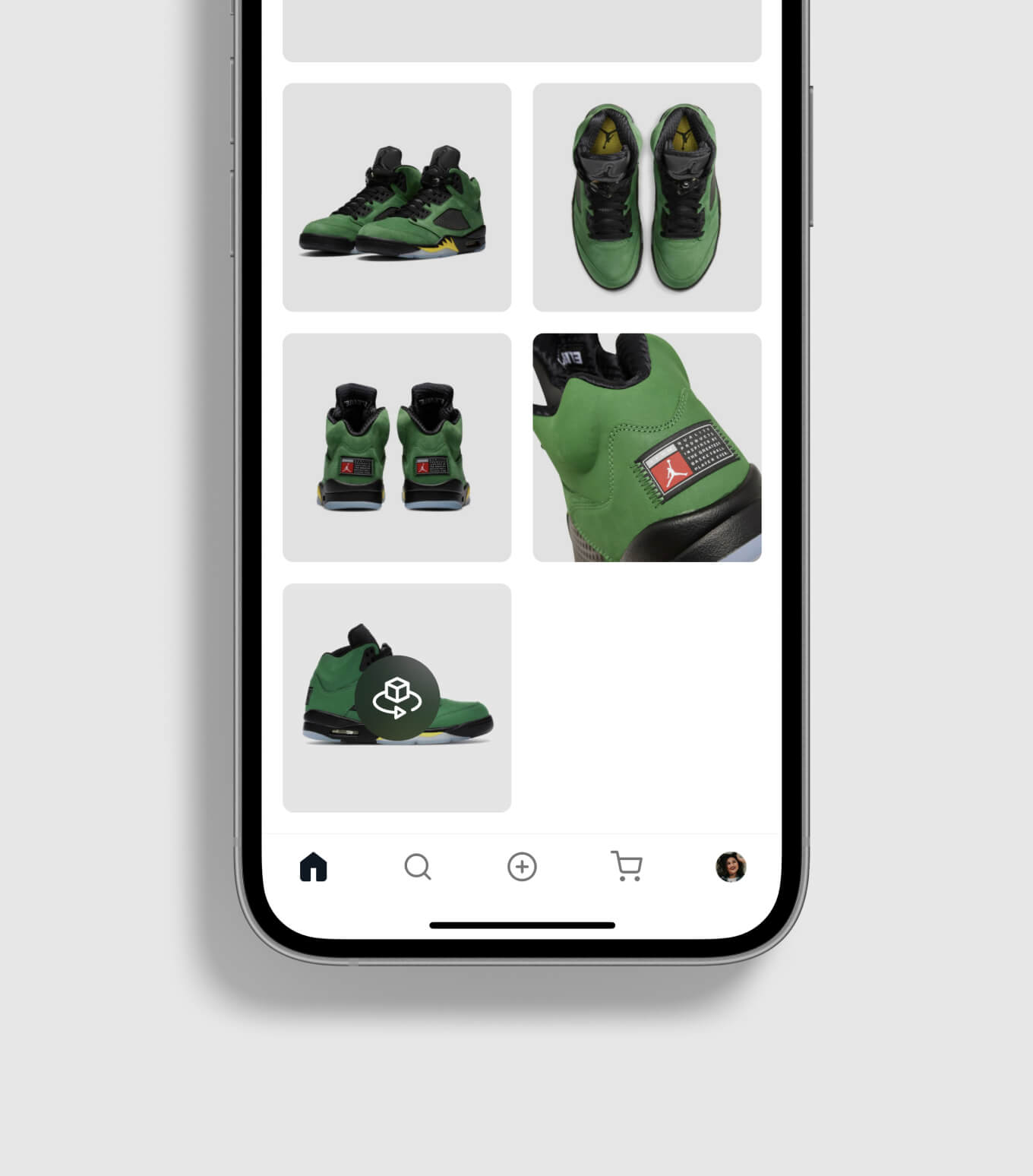 Sneaker category masonry gallery