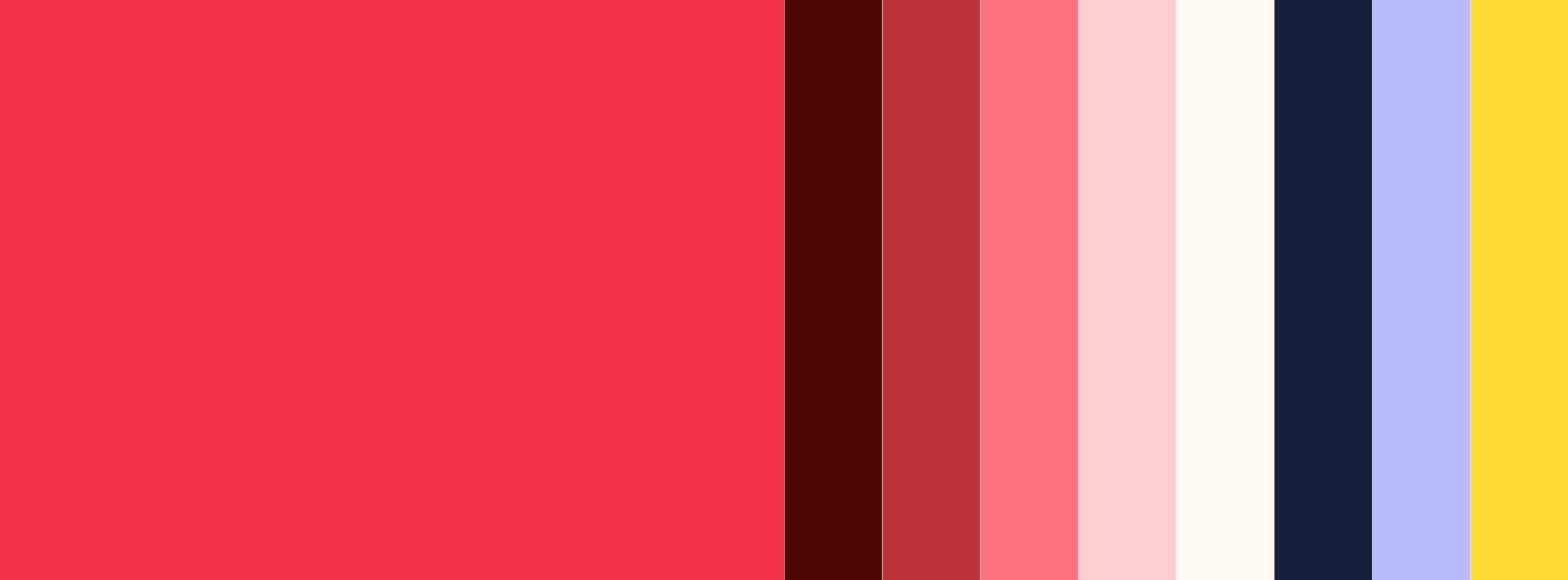 Hotels.com brand red and the supporting palette