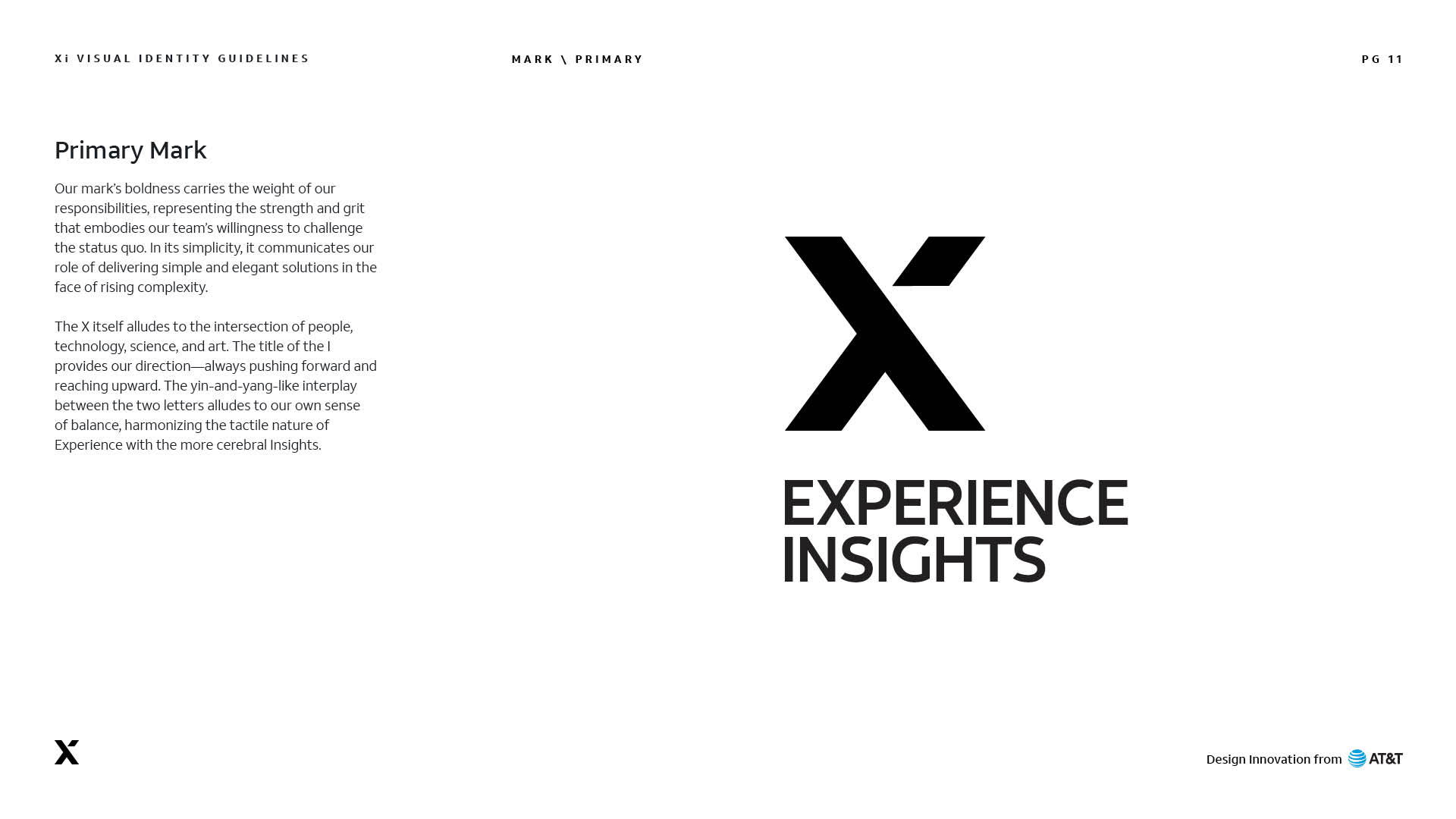 Xi brand book, page 11