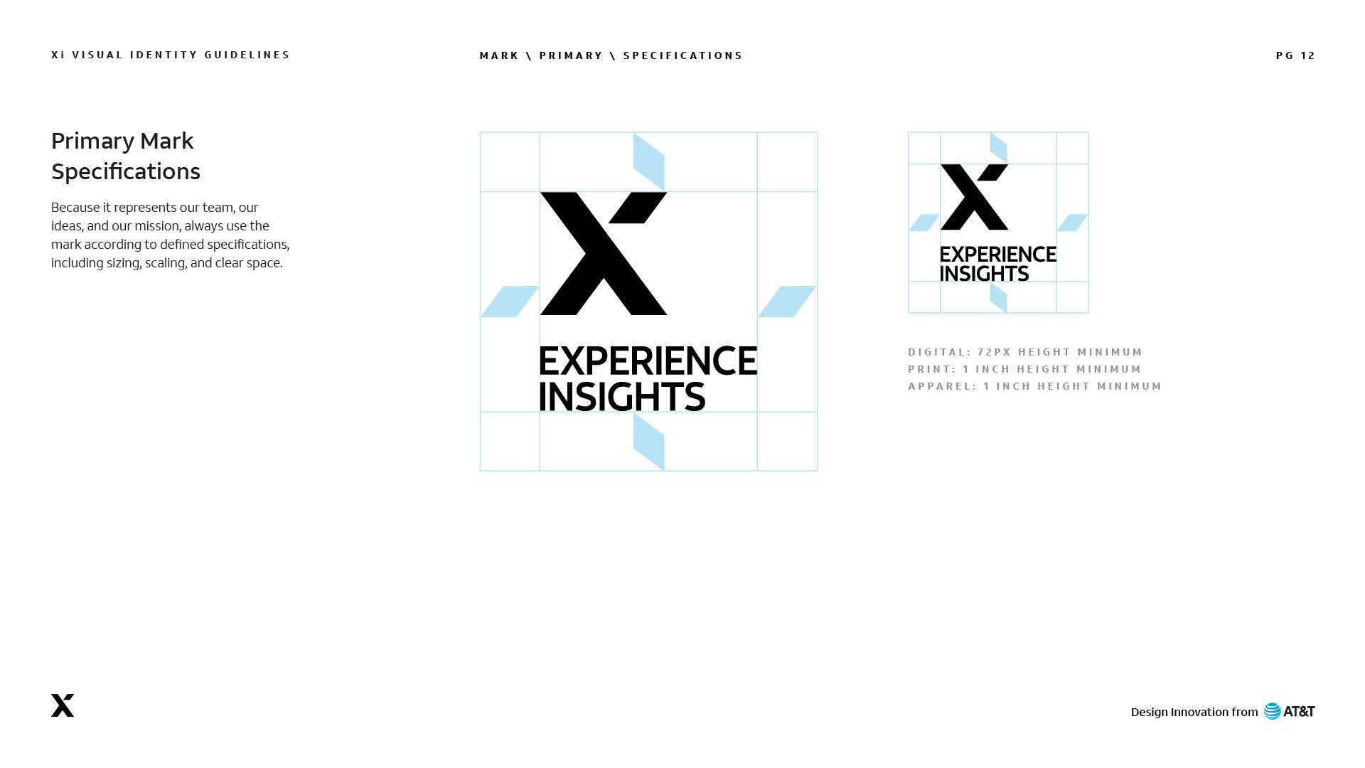 Xi brand book, page 12