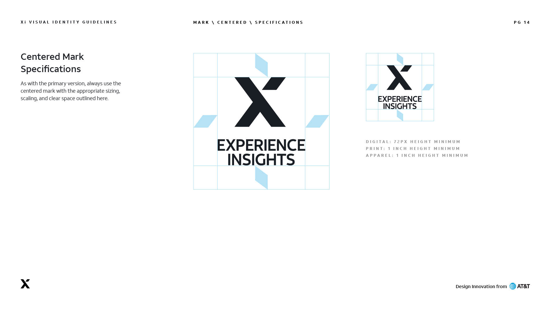 Xi brand book, page 14