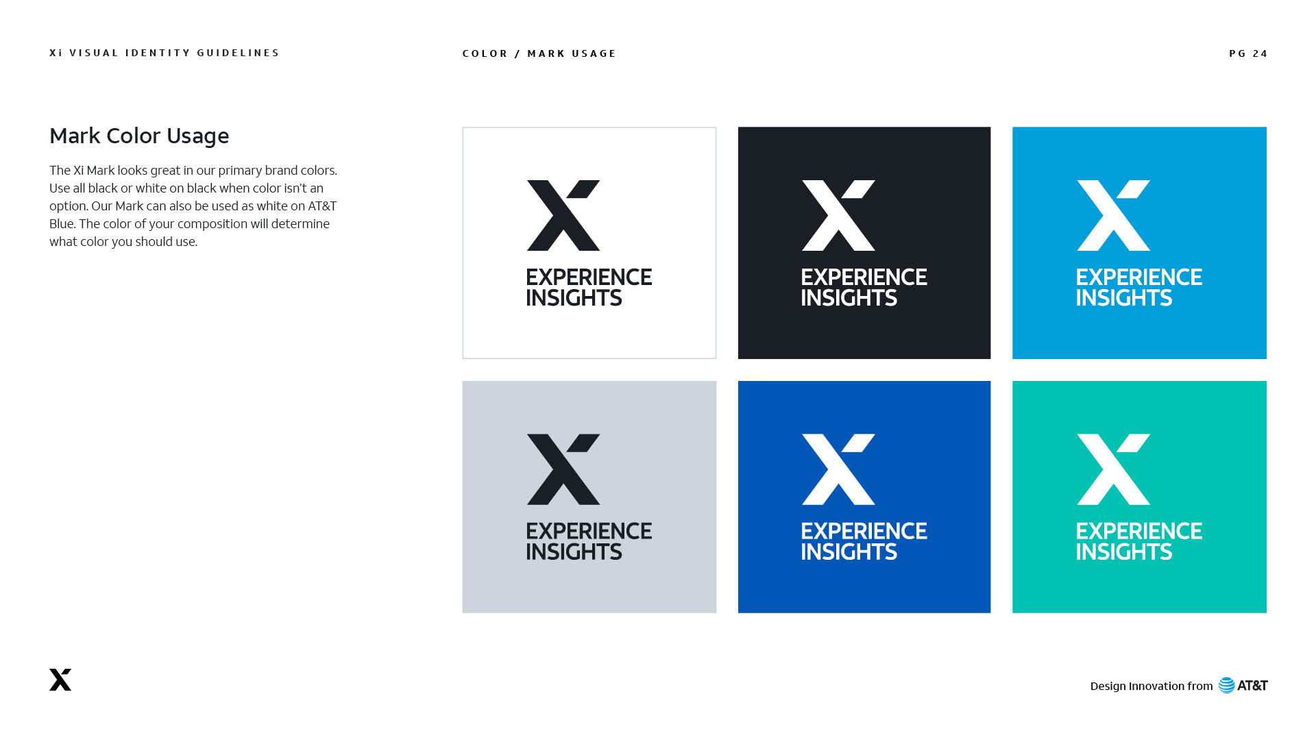 Xi brand book, page 24