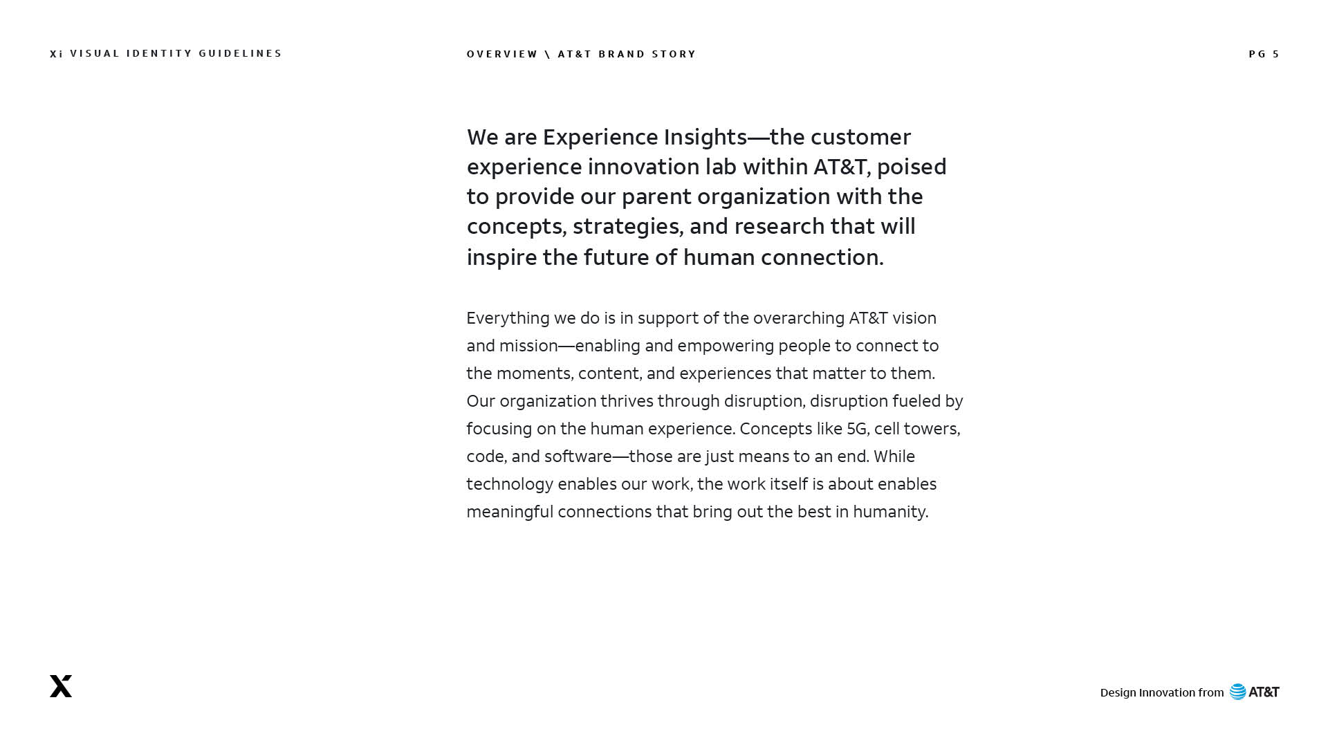 Xi brand book, page 5