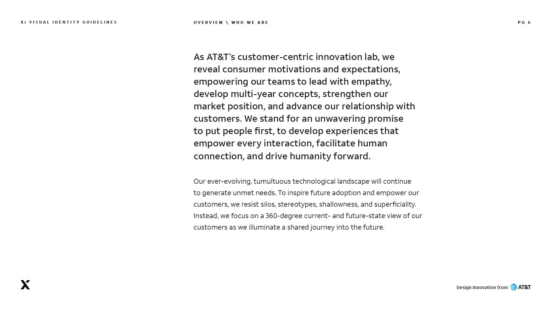 Xi brand book, page 6